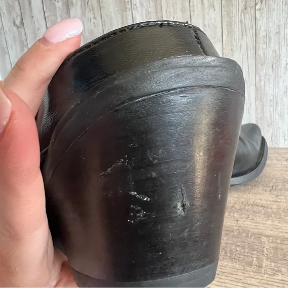 Ariat Black Western Turquoise Embroidered Women's Leather Mules 10 - Picture 7 of 7